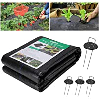 Wokkol Malla Antihierbas- Grosor 100 g-m² Malla contra Malas Hierbas- Geotextil para Jardín- Resistente a la Rotura…